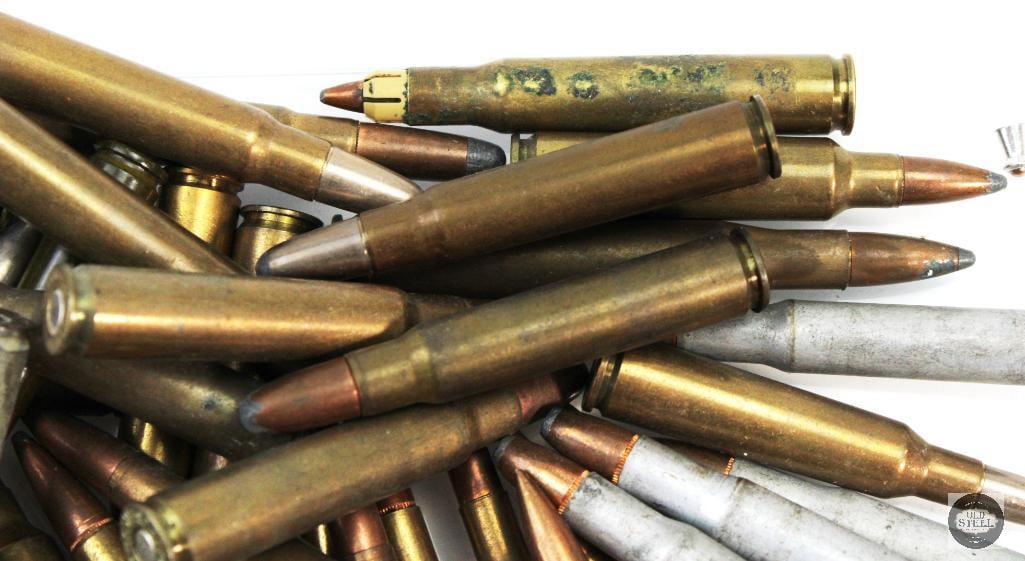 Lot of Mixed Rifle Cartridges - 3.2 Pounds - 6