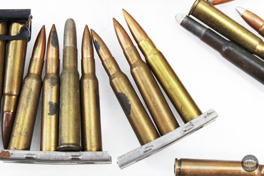 Bag of Mixed Rifle Ammo W/ Stripper Clips - 3