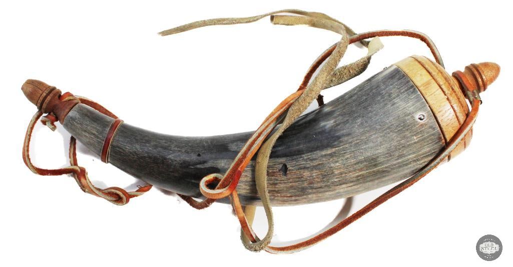 Black Powder Horn & Other Muzzle Loading Rifle Accessories - 7