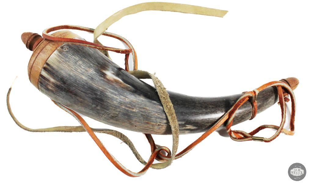 Black Powder Horn & Other Muzzle Loading Rifle Accessories - 8