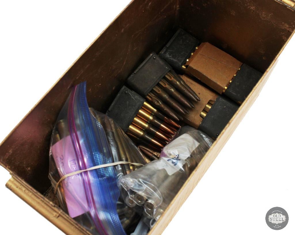 165 Reloaded Cartridges / Dummy Rounds of 30-06 W/ Ammo Can - SOLD AS COMPONENTS: Ammo Can of 165 Reloaded Cartridges / Dummy Rounds of 30-06 - SOLD AS COMPONENTS THIS ITEM IS AS PICTURED WITH NO FURTHER ATTACHMENTS. ALL SALES ARE F