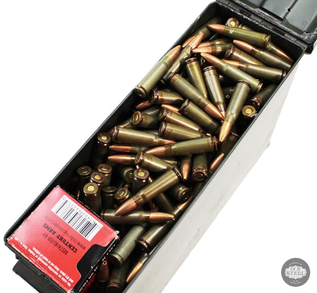23 Lbs. of Loose 7.62x39 Ammo W/ Ammo Can - (Ammo Can Included in Weight): Ammo Can W/ Loose Bulk 7.62x39 Ammo - 23 Lbs. (Ammo Can Included in Weight) THIS ITEM IS AS PICTURED WITH NO FURTHER ATTACHMENTS. ALL SALES ARE FINAL.