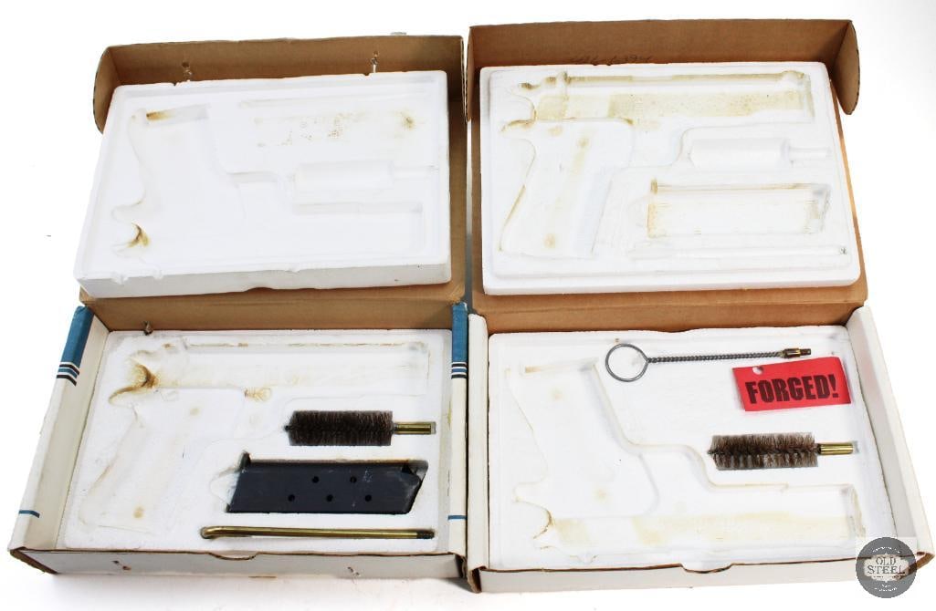 Lot of 2 Vintage Springfield 1911A1 Boxes W Cleaning Gear & One Magazine - 2