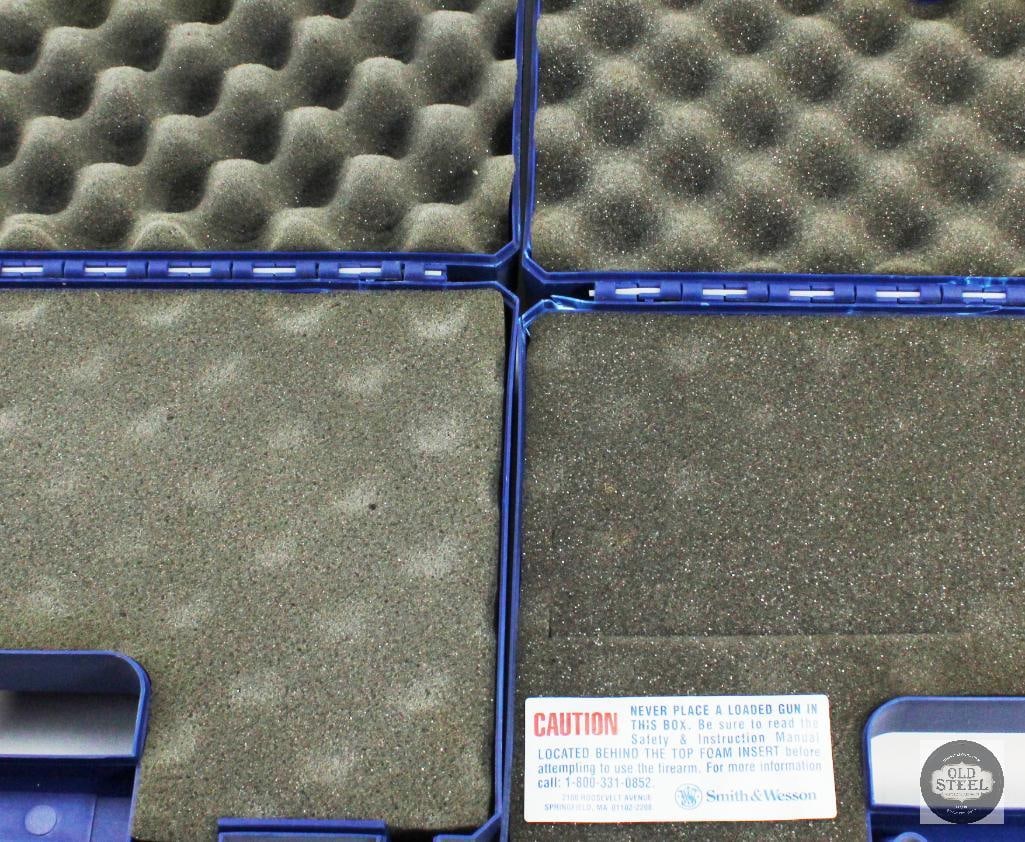 Lot of 2 Blue Smith and Wesson Hard Cases - 2