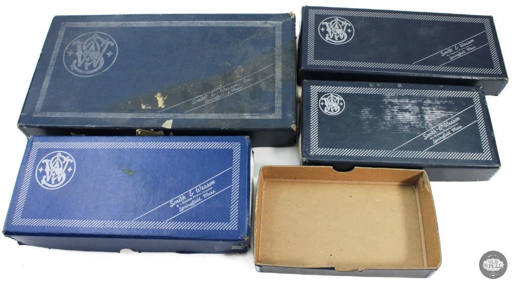 Lot of 4 Blue Smith and Wesson Boxes (1 of 16)