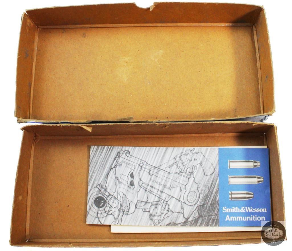 Lot of 4 Blue Smith and Wesson Boxes - 7