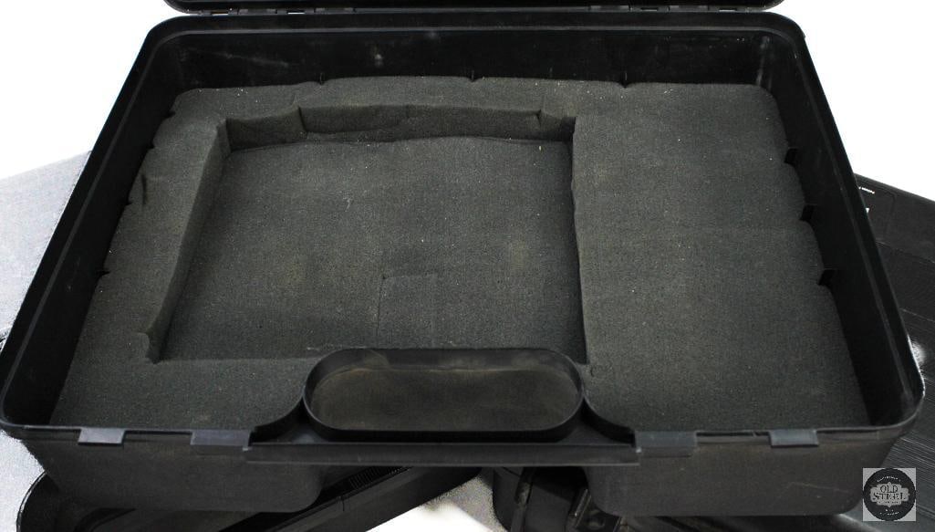 Lot of 3 Hard Plastic Transport Cases - 2 Commercial, 1 Pelican - 2