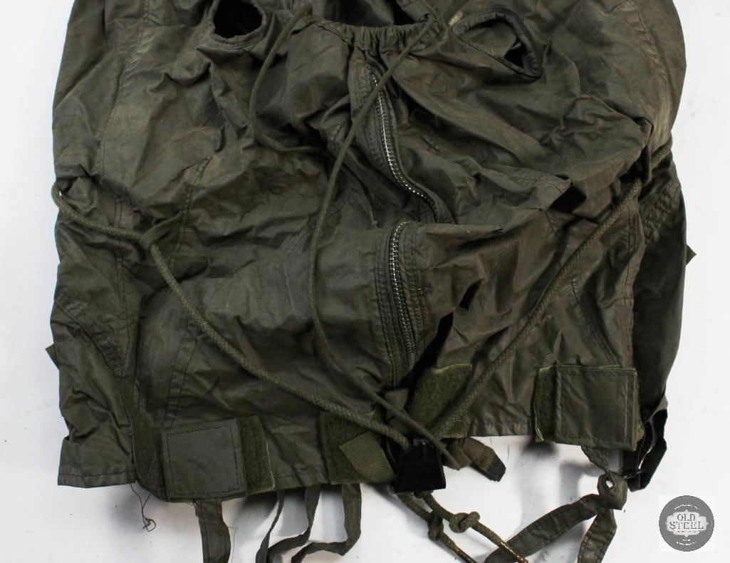 Lot of 3 Gas Masks (Two M17) (One Soviet PMK-2) & 7 Empty Decontamination Kit Containers - 12