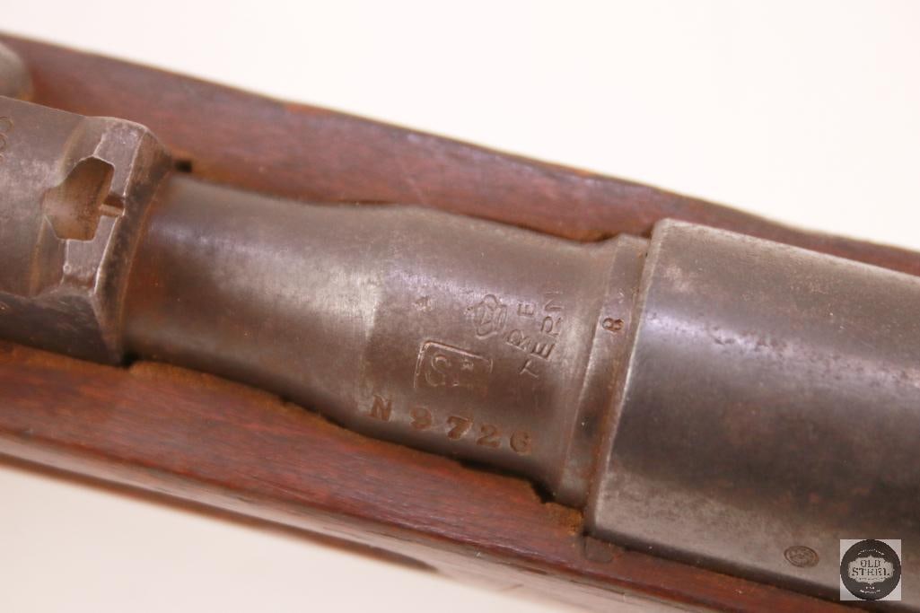 Italian Carcano chambered in 6.5 Carcano with Finnish acceptance stamp - 5