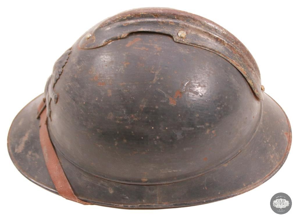 model of 1915 pattern French Artillary Adrian Steel Helmet - 6