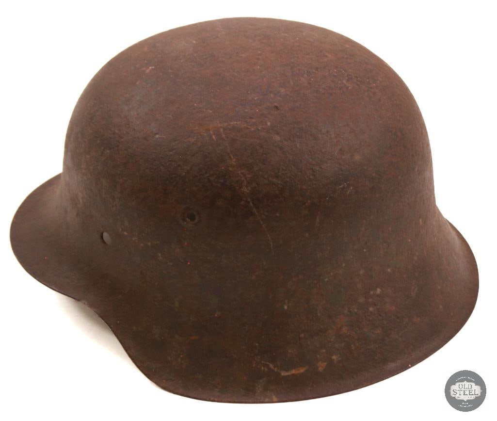 Original WW2 German SS Decal M42 Helmet Shell - 4