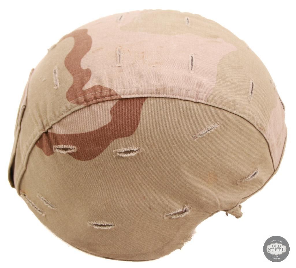 TC-2000 ACH Style Full Cut Kevlar Helmet W/ M81 / Tri Color Desert Reversible Helmet Cover - 2