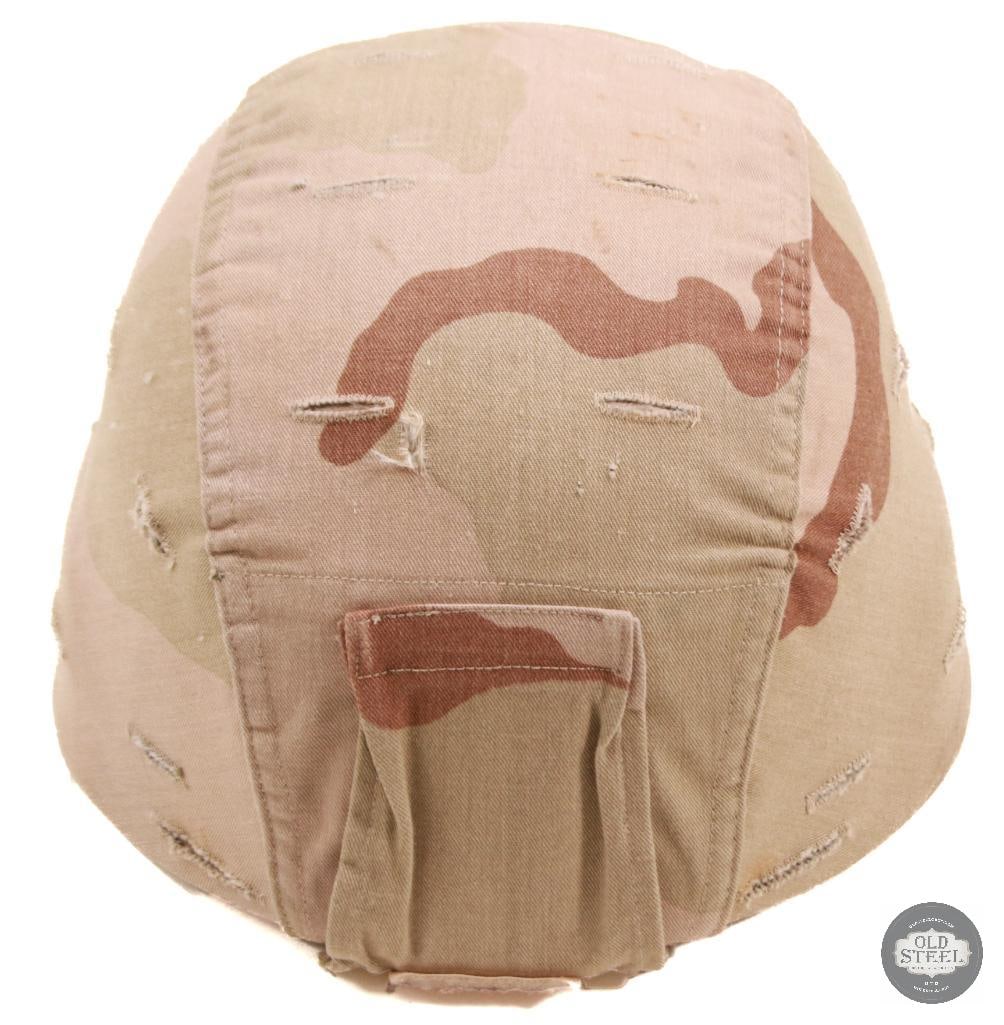 TC-2000 ACH Style Full Cut Kevlar Helmet W/ M81 / Tri Color Desert Reversible Helmet Cover - 3