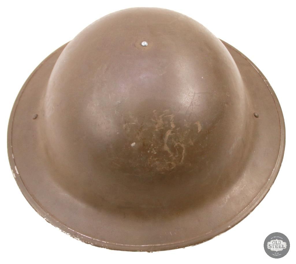Original Canadian Mark 1 Brodie Helmet - 1942 Dated - 3