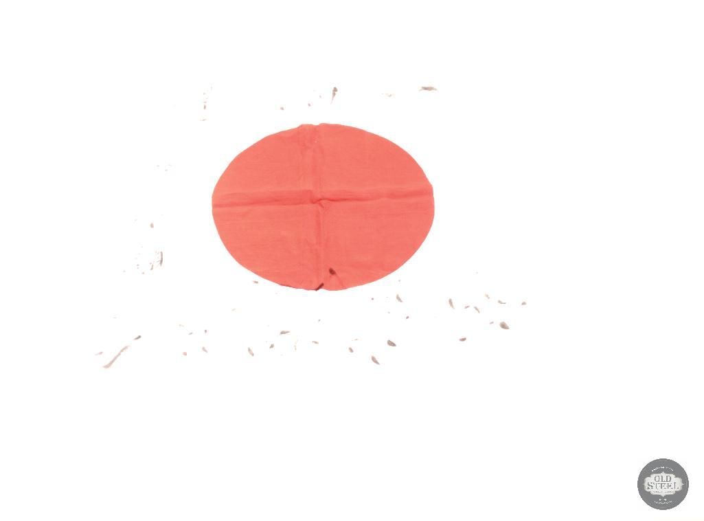 Original WW2 Japanese Yosegaki Hinomaru Hand Signed Good Luck Flag - 2
