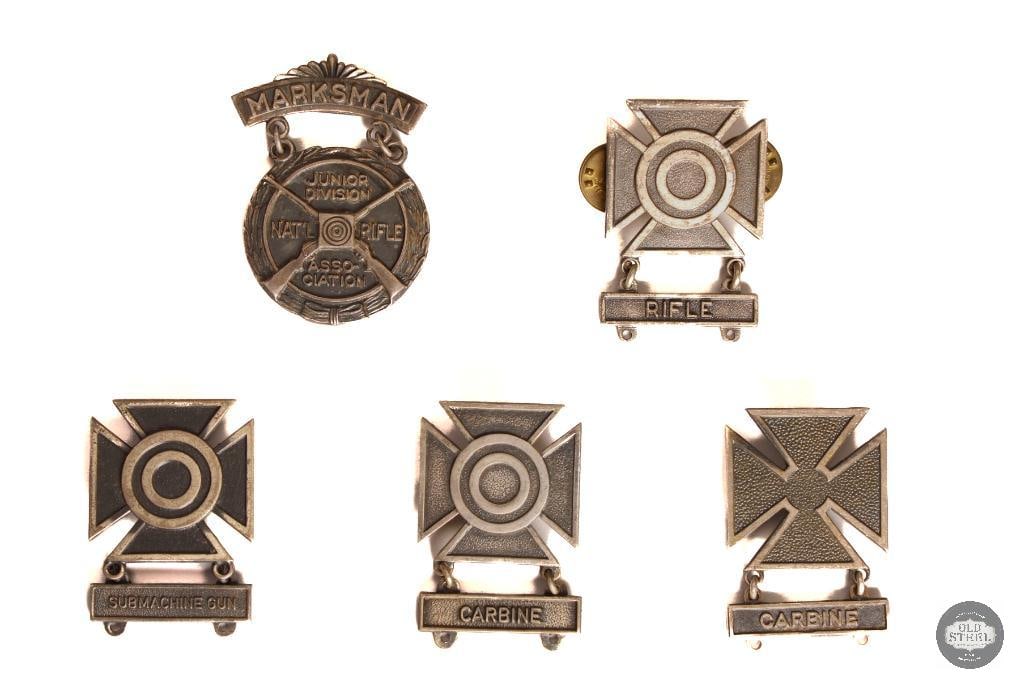 Lot of US Military Marksmanship Badges - 2