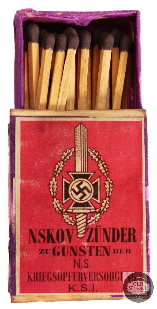 NSKOV Zunder zu Gunsten Matches - WWII German - 2