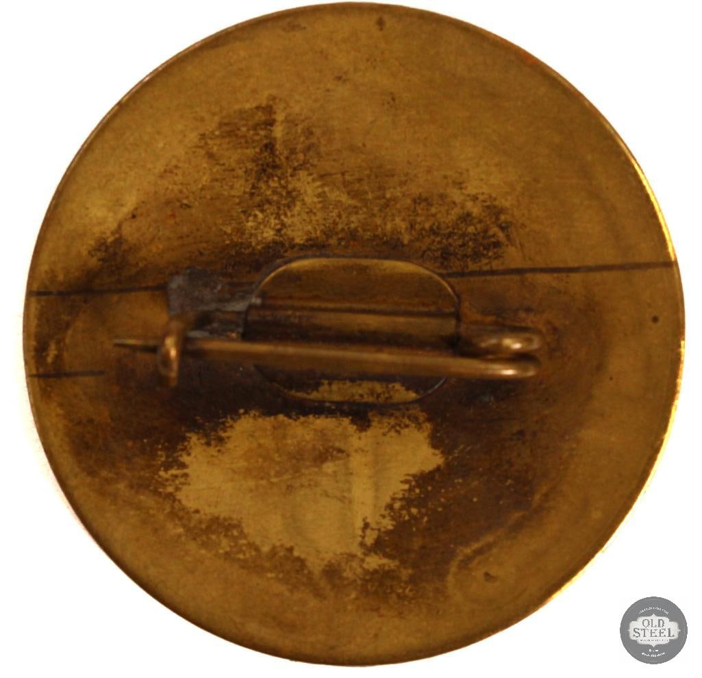 VERY RARE Graf Zeppelin D-LZ127 Landing in NJ Commemorative Brass Pin - 2