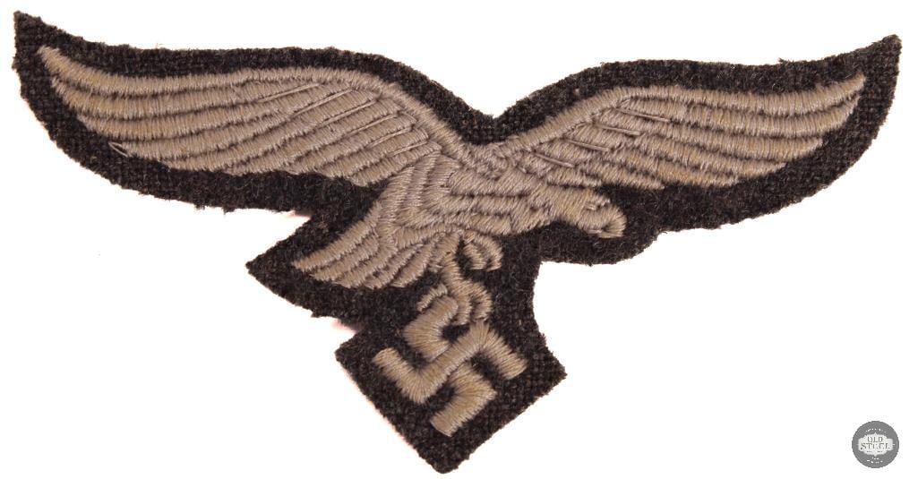 Original Luftwaffe Embroidered Breast Eagle - German WWII (1 of 1)