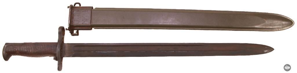 Springfield Model 1905 Bayonet with USN MK 1 Scabbard - 1920 - 2