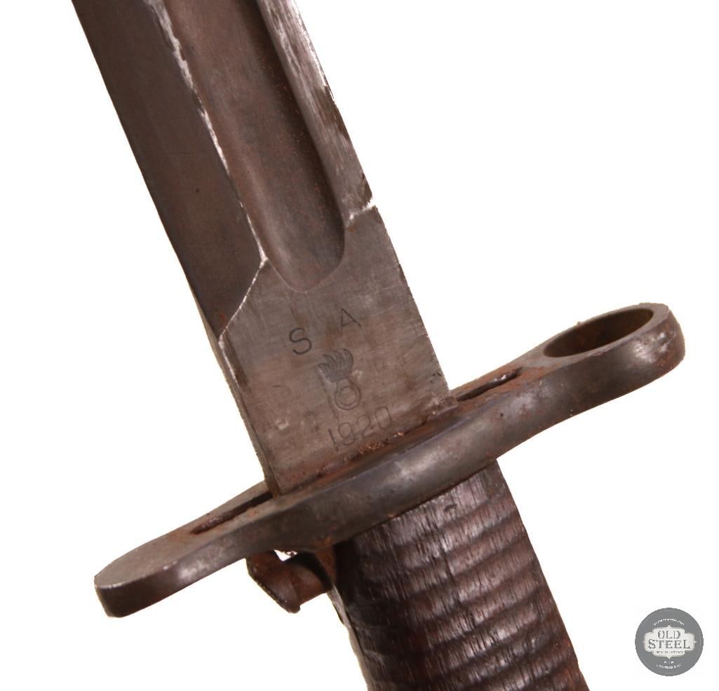 Springfield Model 1905 Bayonet with USN MK 1 Scabbard - 1920 - 4