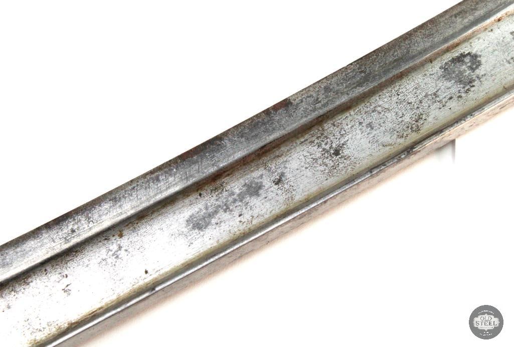 French M1866 Yatagan Sword Bayonet and Matching Scabbard - MFG 1868 - 6