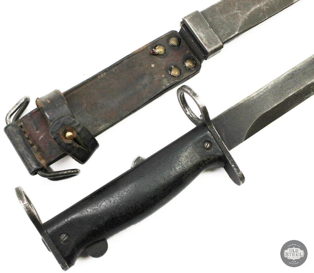 French M1956 Knife Bayonet and Scabbard for MAS 49/56 Rifles - 2