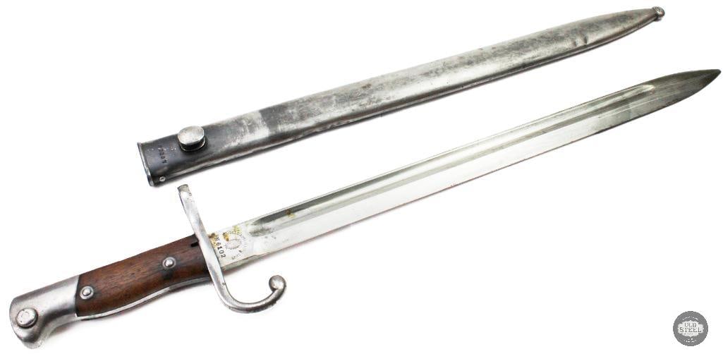 Argentine M1909 Mauser Sword Bayonet and Scabbard - 11
