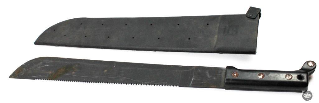US Army Ontario Knife Co. Machete with 1996 STEMACO Scabbard - 9