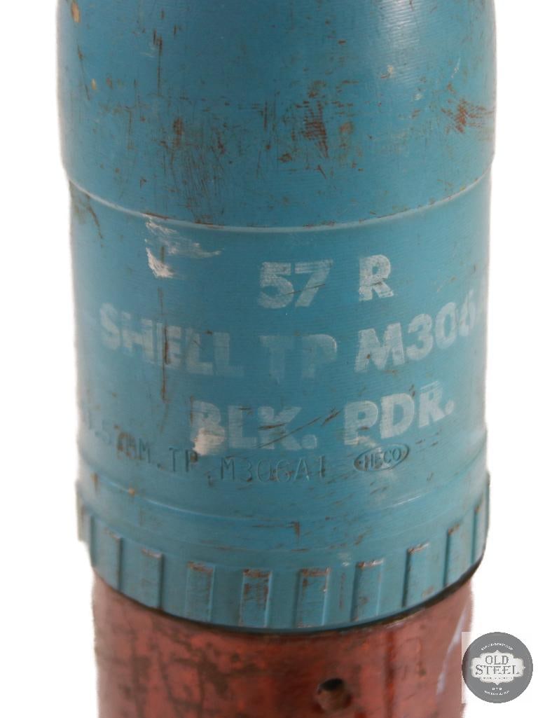 INERT US Korean War 57mm M306A1 Artillery Training Round - 2