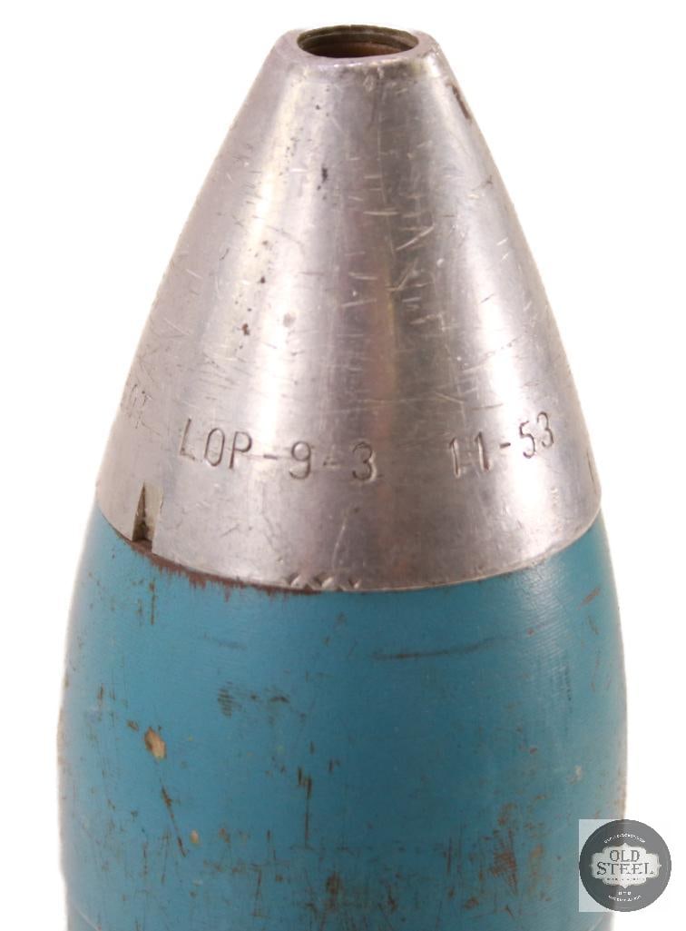 INERT US Korean War 57mm M306A1 Artillery Training Round - 3