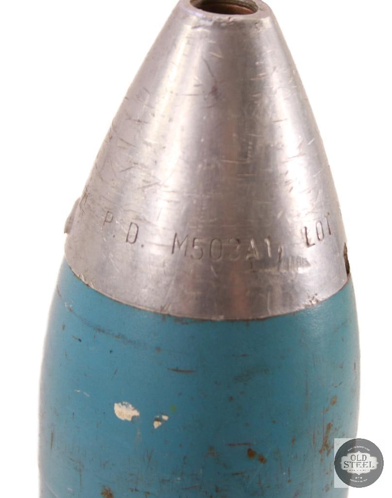 INERT US Korean War 57mm M306A1 Artillery Training Round - 4