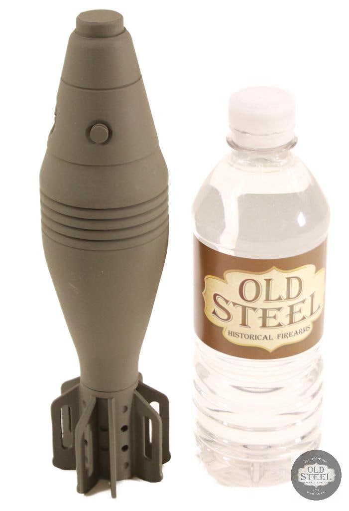 3D Printed Display 60mm Short Range Training Round US Mortar Round: 3D Printed Display 60mm Short Range Training Round US Mortar Round. Great for displays! THIS ITEM IS AS PICTURED WITH NO FURTHER ATTACHMENTS. ALL SALES ARE FINAL. PLEASE REFER TO THE AUCTION