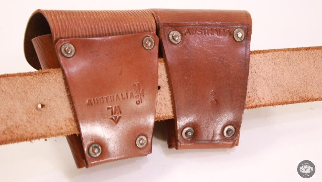 Australian Pattern M1903 Light Horse Cavalry Ammunition Belt WWI - 1916 - 3