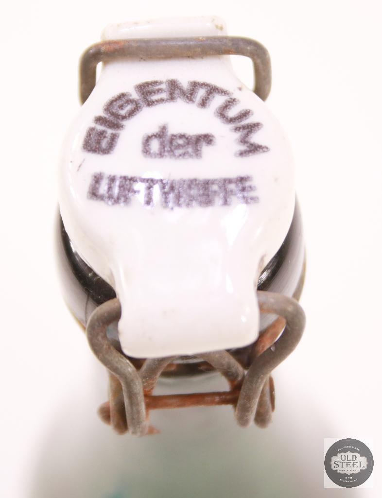 Luftwaffe Marked Glass Bottle WWII German - 2