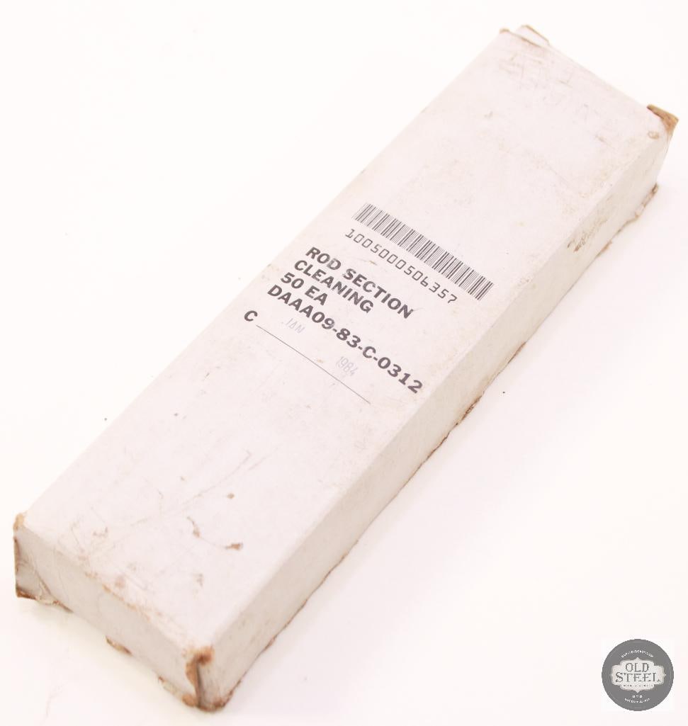 50ct Pack of Cleaning Rod Sections 1984: 50ct Pack of Cleaning Rod Sections 1984 THIS ITEM IS AS PICTURED WITH NO FURTHER ATTACHMENTS. ALL SALES ARE FINAL. PLEASE REFER TO THE AUCTION DESCRIPTION, LOT #1 DESCRIPTION AND TERMS OF