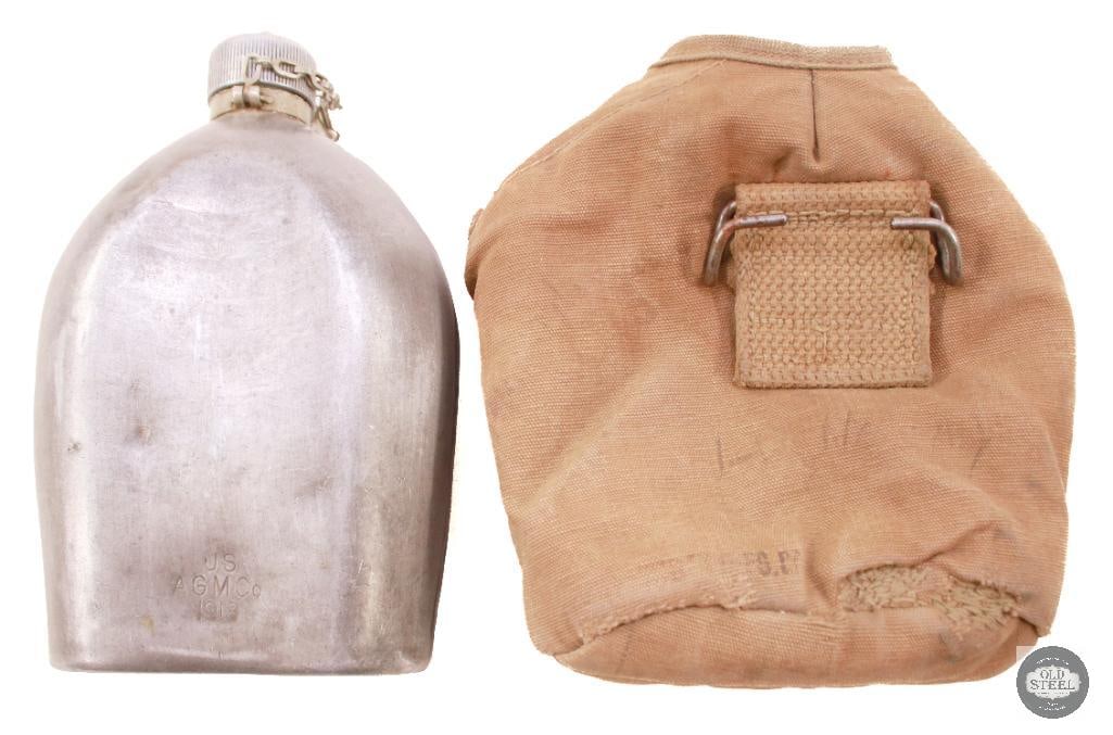 Original WW1 U.S. Canteen & Canteen Pouch - 2