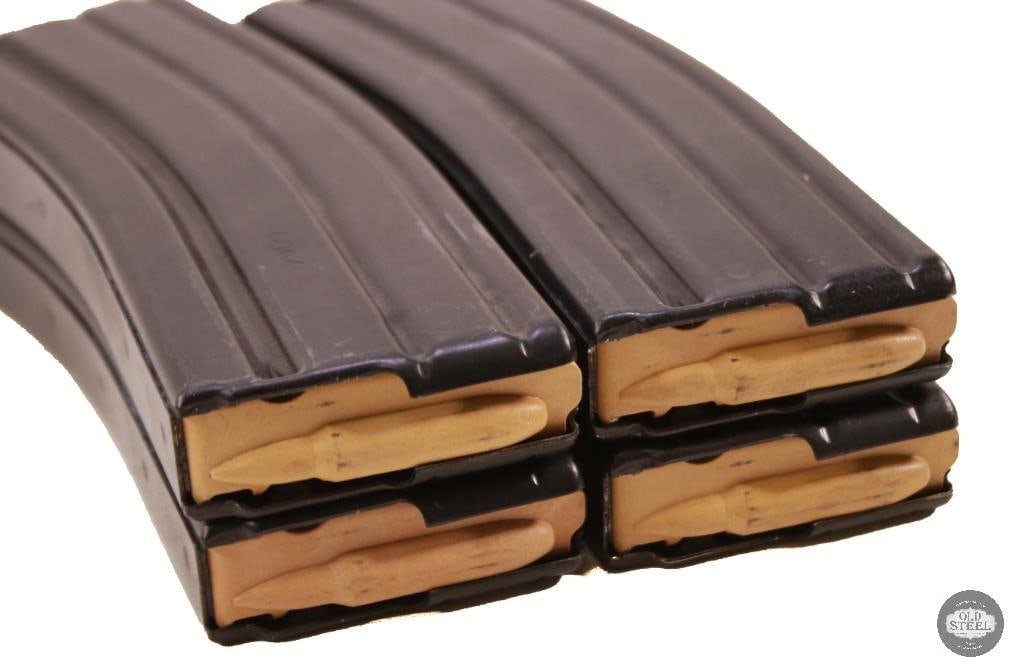 Lot of 4 PSA Tan Follower 30rd Magazines for AR-15 Pattern Rifles - 2