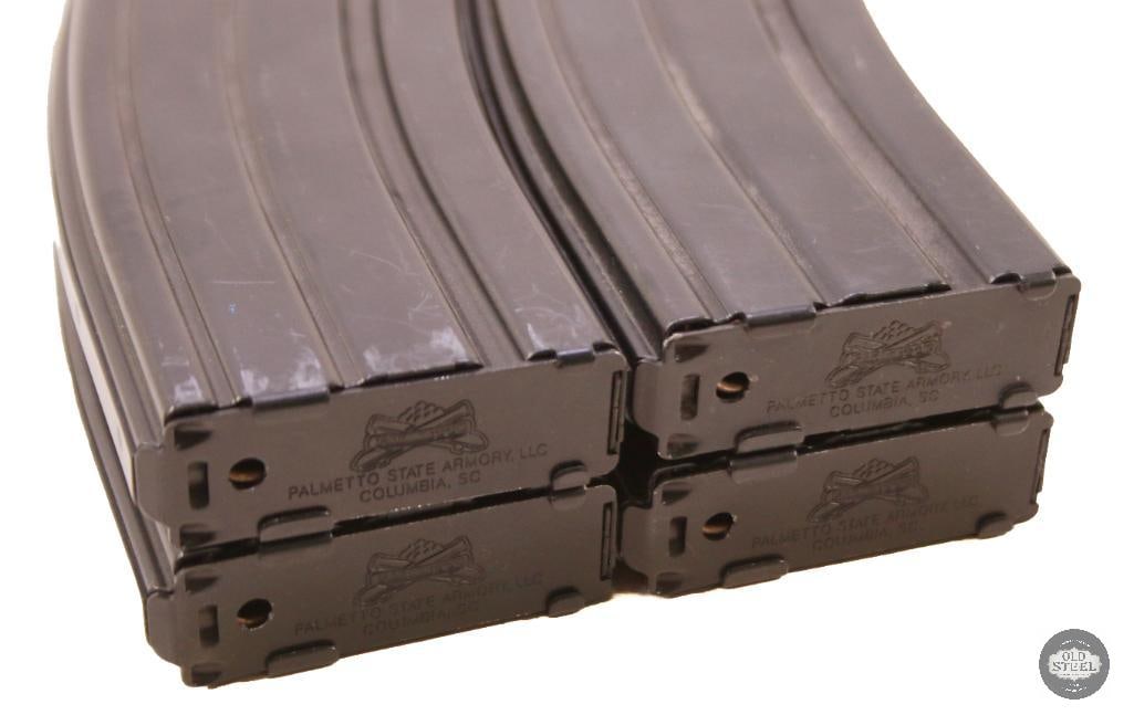 Lot of 4 PSA Tan Follower 30rd Magazines for AR-15 Pattern Rifles - 3