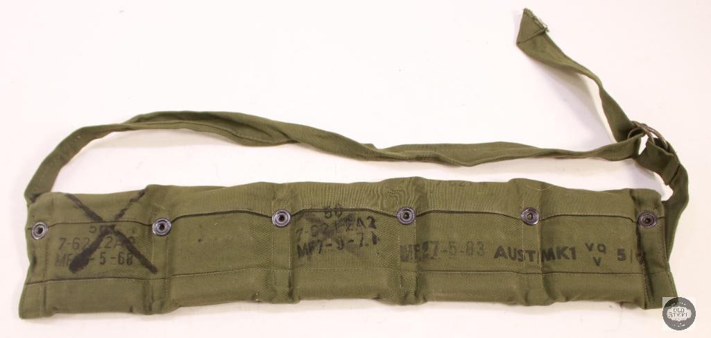 Bandolier of Australian 7.62 Nato Ammo W/ Stripper Clips - 50 Rds - 2