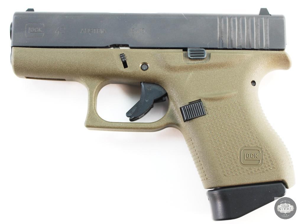 Glock 43 9mm Luger OD Green NIB - FFL - 3