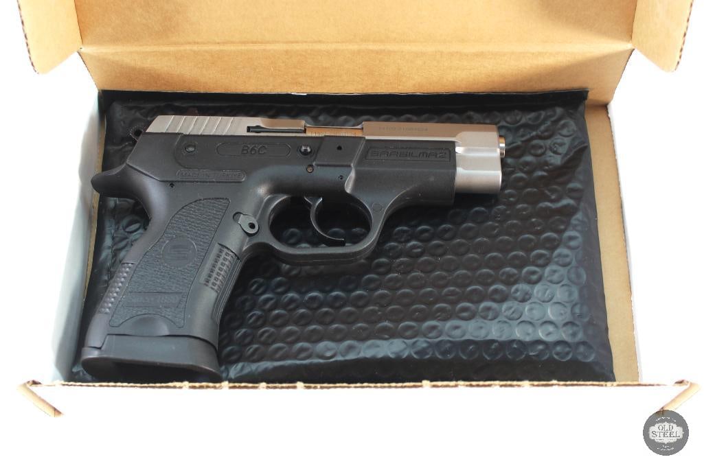 SAR USA B6C 9mm Luger Pistol - FFL: A Sarsilmaz USA Model B6C pistol in 9mm. Good condition! THIS ITEM IS AS PICTURED WITH NO FURTHER ATTACHMENTS. ALL SALES ARE FINAL. PLEASE REFER TO THE AUCTION DESCRIPTION, LOT