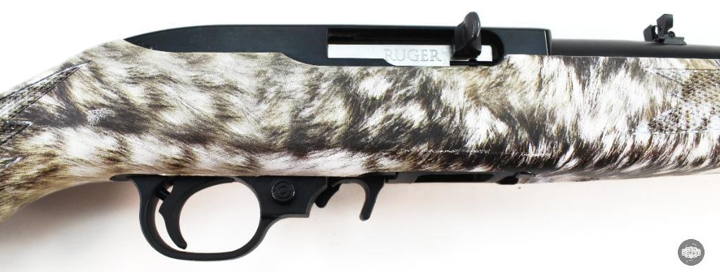 Ruger 10/22 22LR 18.5 Inch Barrel Snow Camo - FFL Required - 5