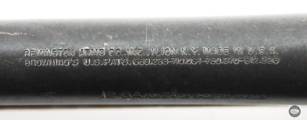 Remington Model 11 Action -US Property Marked No Barrel - No Furniture - 12 Ga - FFL Required - 16