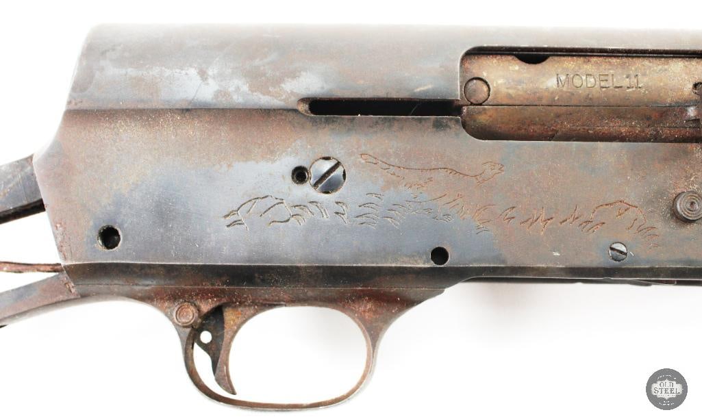 Remington Model 11 Action -US Property Marked No Barrel - No Furniture - 12 Ga - FFL Required - 3