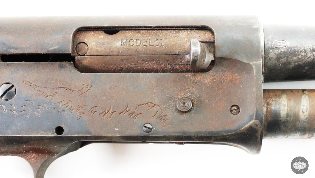 Remington Model 11 Action -US Property Marked No Barrel - No Furniture - 12 Ga - FFL Required - 4