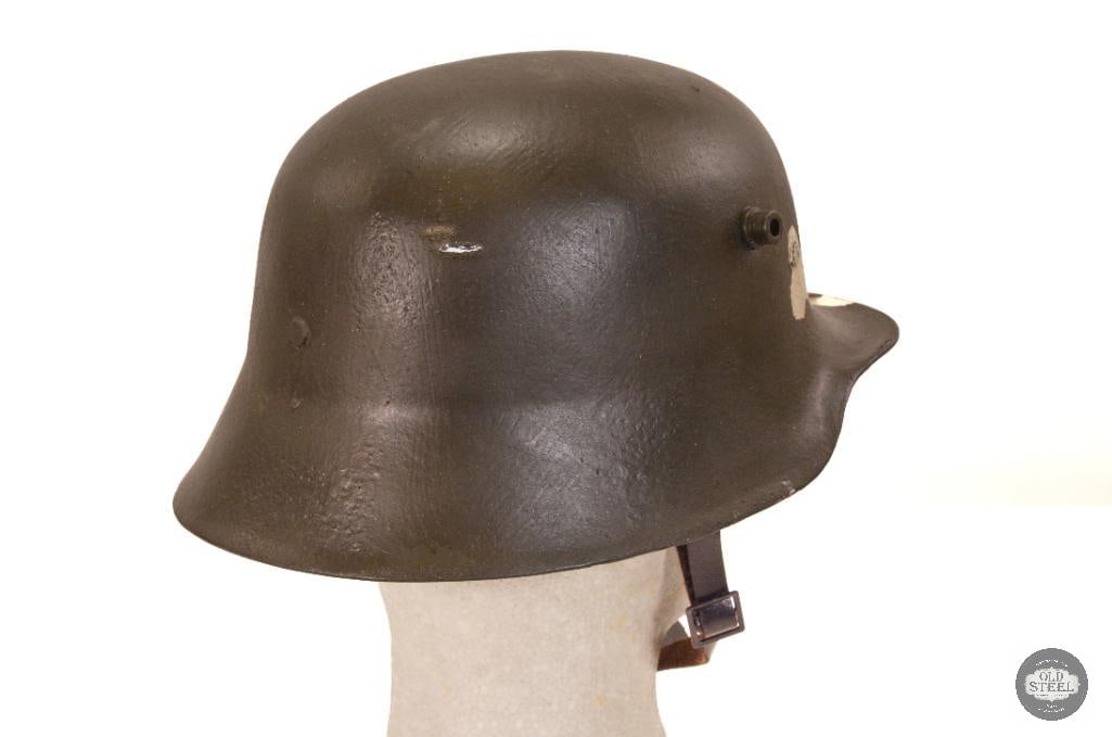 WWI German M16 Stahlhelm Totenkopf Paint - Refurbished Helmet - 3