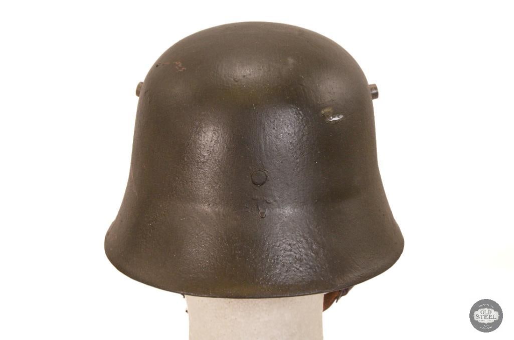 WWI German M16 Stahlhelm Totenkopf Paint - Refurbished Helmet - 4