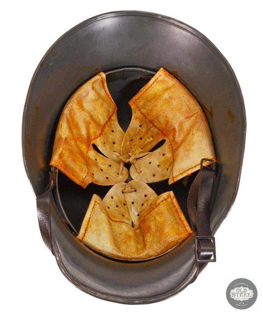WWI German M16 Stahlhelm Totenkopf Paint - Refurbished Helmet - 8