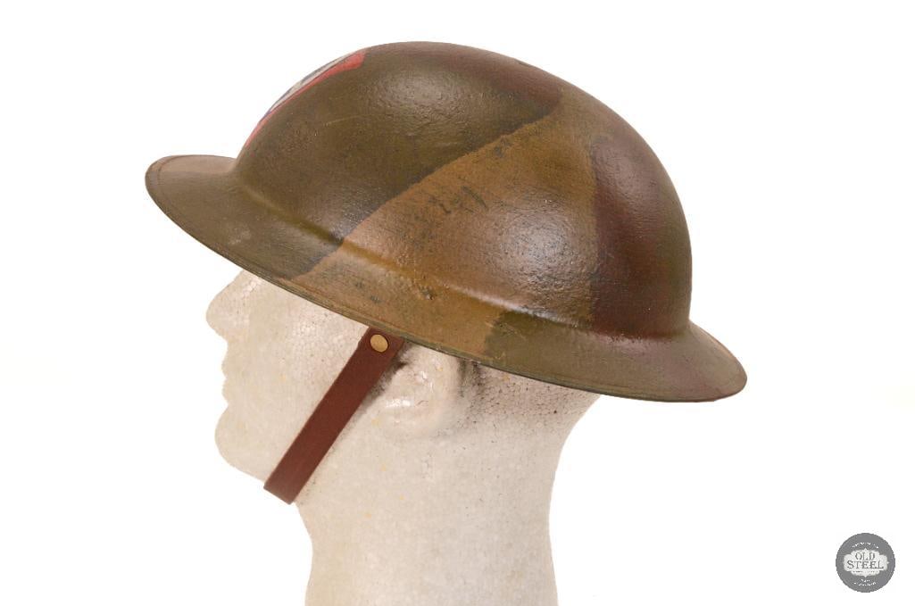 US M1917 Brodie "Doughboy" Helmet with 82nd Airborne Division Paint Job - 4